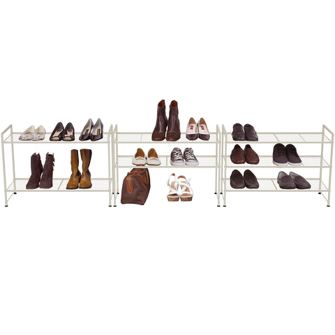 Simple Houseware styled in an entryway with shoes for clutter-free organization