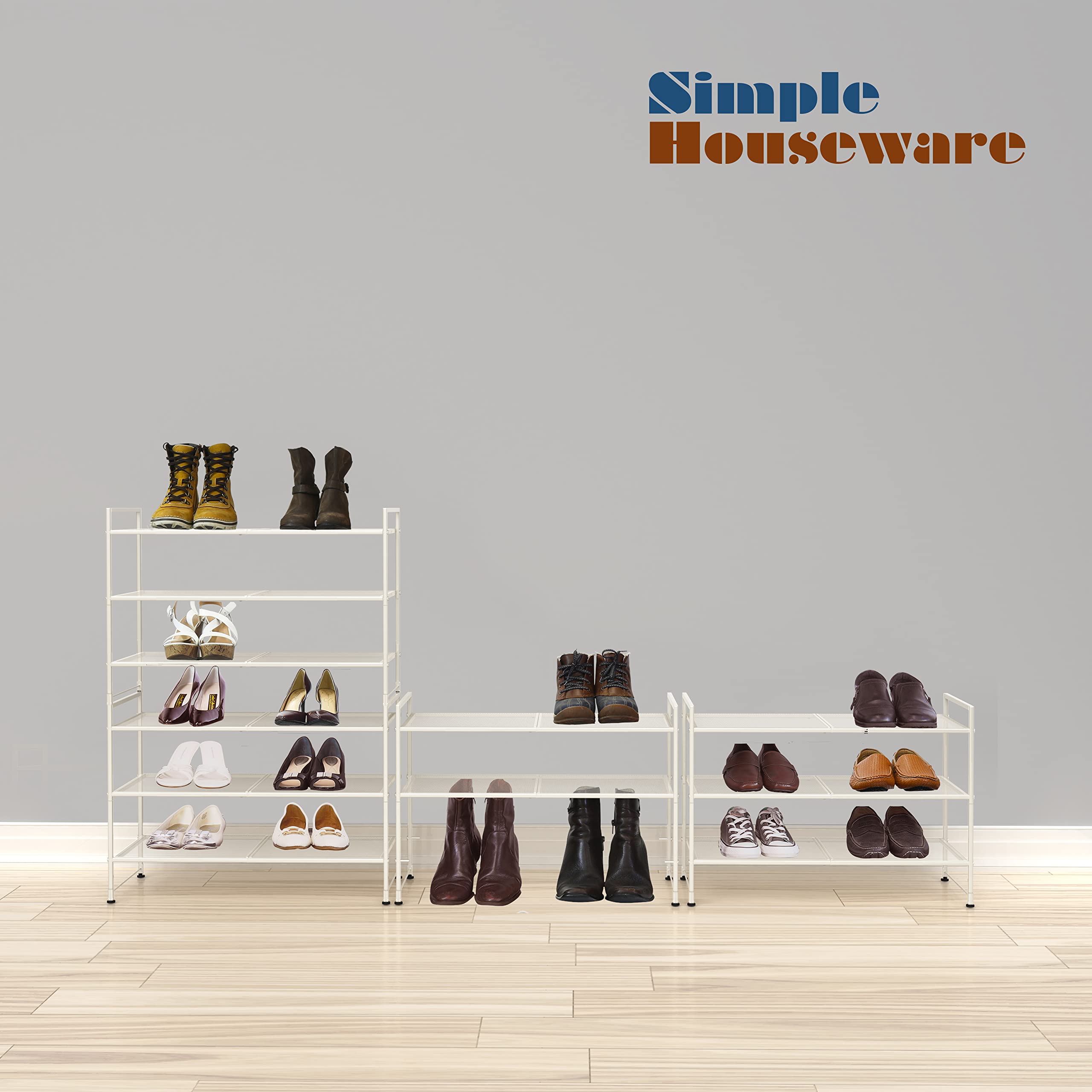 Simple Houseware product label and dimensions showcasing measurements and patent info
