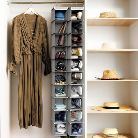 Simple Houseware in bedroom setting keeping shoes and accessories organized