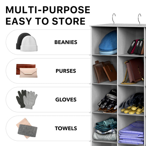 Simple Houseware in a bedroom closet illustrating organized, clutter-free benefit