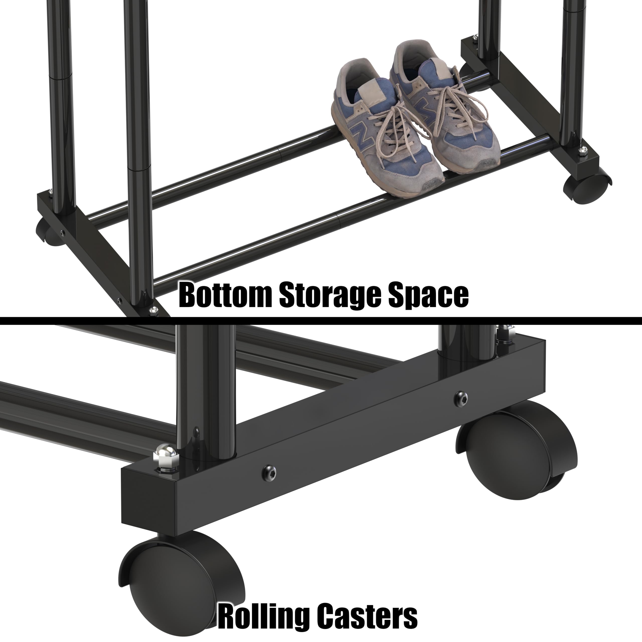 Simple Houseware lifestyle bedroom styling showing practical storage and easy access
