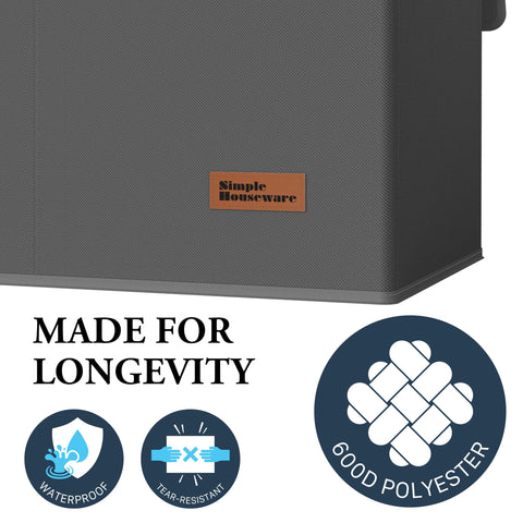 Simple Houseware side profile highlighting reinforced rods benefit: stable upright support
