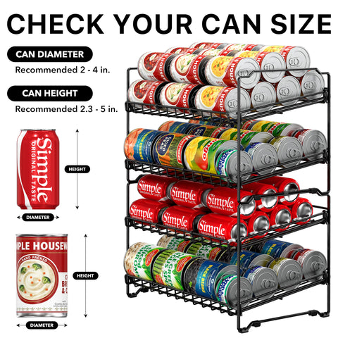 Simple Houseware two racks side-by-side on countertop maximizing horizontal storage benefit