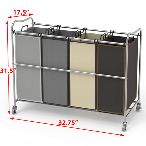 Simple Houseware side profile with bags removed for easy loading benefit