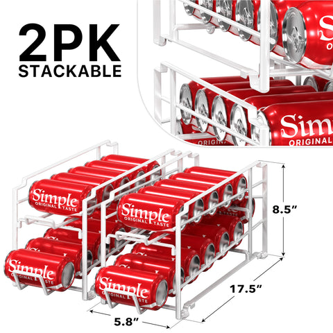 Simple Houseware stacked side profile demonstrating compact vertical saving