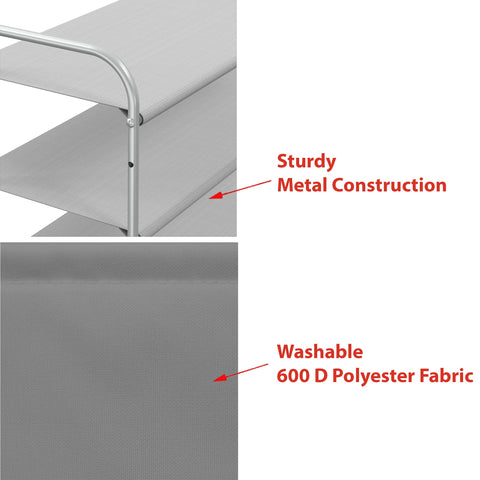 Simple Houseware next to ruler showing compact dimensions and space-saving benefit