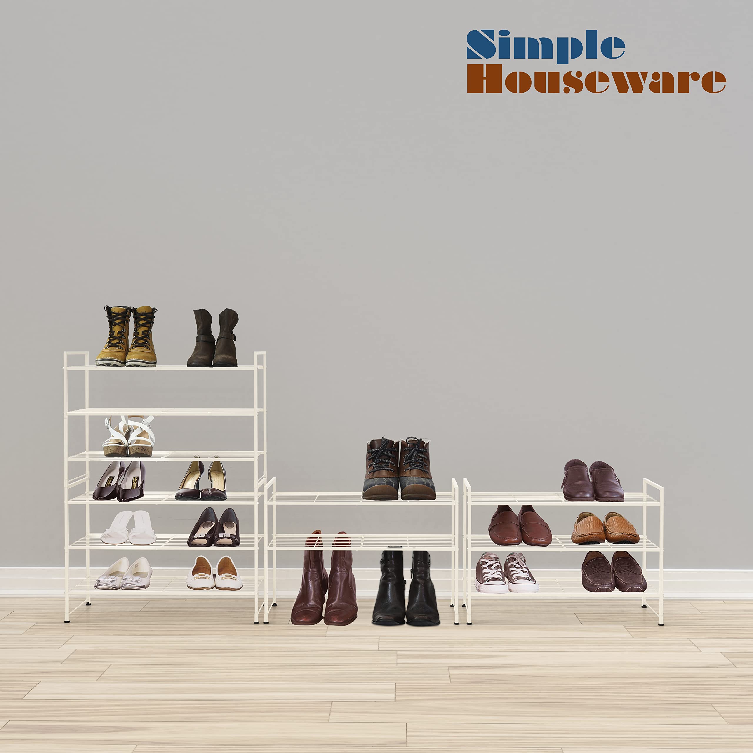 Simple Houseware next to common items showing compact footprint and scale