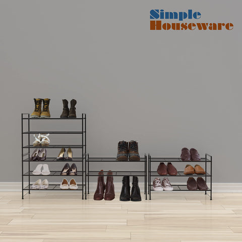 Simple Houseware size comparison with hand demonstrating compact footprint
