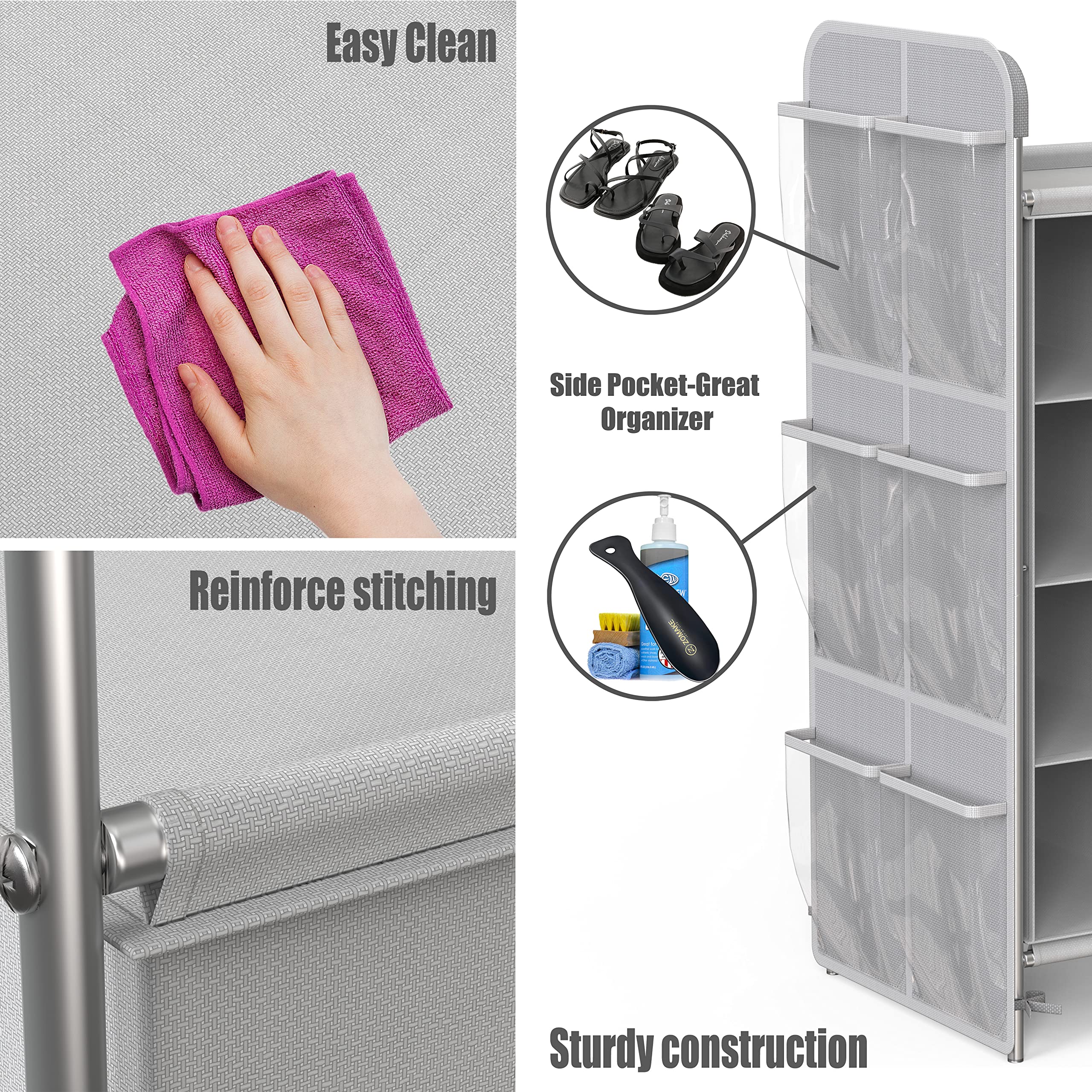 Simple Houseware slim depth in entryway illustrating narrow-space suitability