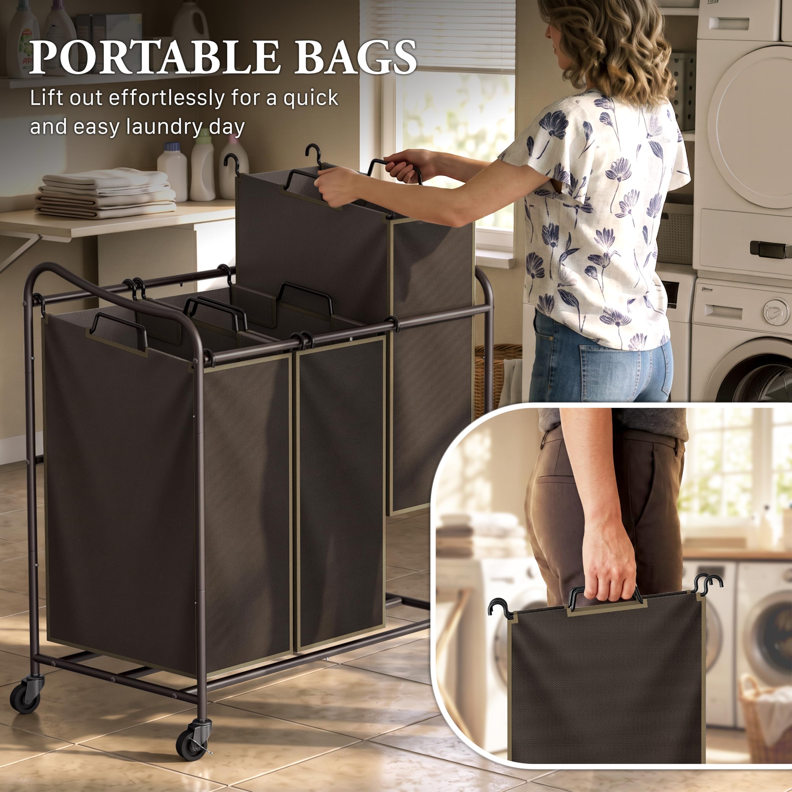 Simple Houseware lifestyle image in bathroom illustrating tidy home organization
