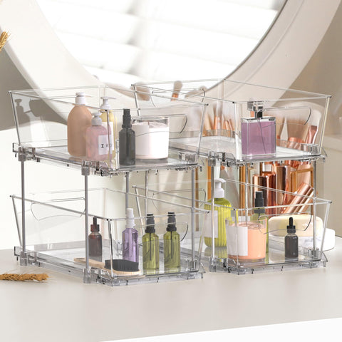 Simple Houseware two-pack stacked layout offering doubled vertical storage