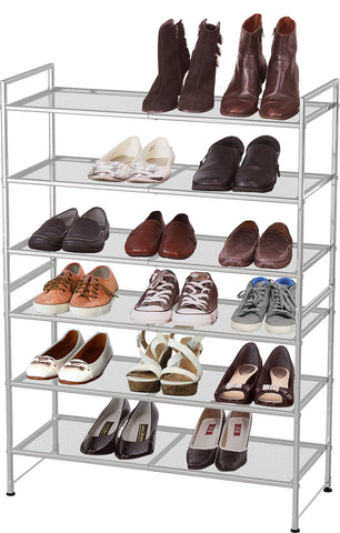 Simple Houseware holding sneakers and boots shows versatile capacity benefit
