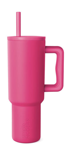 Simple Modern magenta tumbler front view showing sleek finish and large capacity