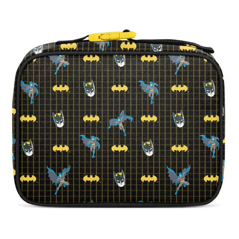 Simple Modern Batman lunch box interior open showing wipe-clean benefit