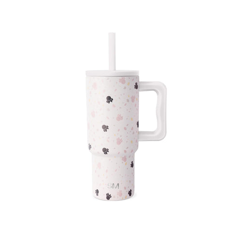 Simple Modern front view of Minnie terrazzo tumbler showing design and durable finish