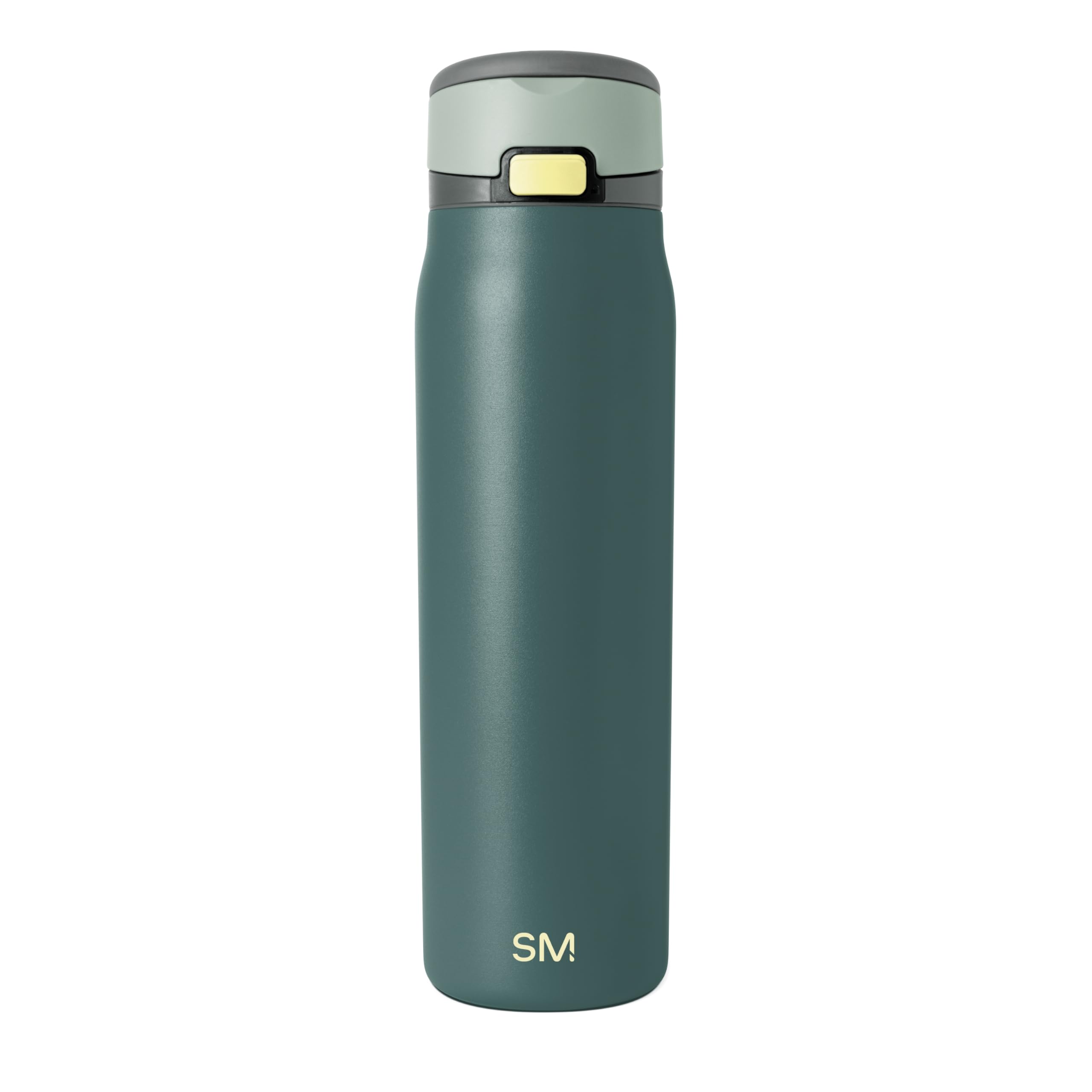 Simple Modern front view of teal Mesa Loop bottle showing stylish design and durability