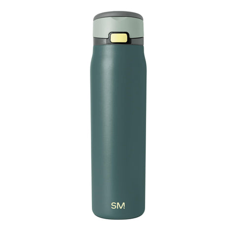 Simple Modern front view of teal Mesa Loop bottle showing stylish design and durability
