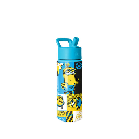 Simple Modern front view showing Minions design and easy-grip benefit