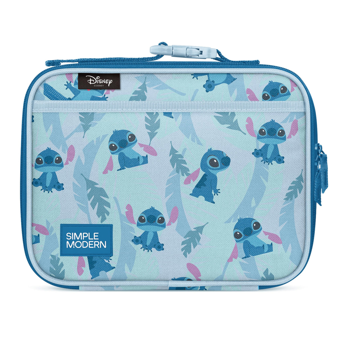 Simple Modern Hadley front view showing cute Stitch design and compact size for easy carrying