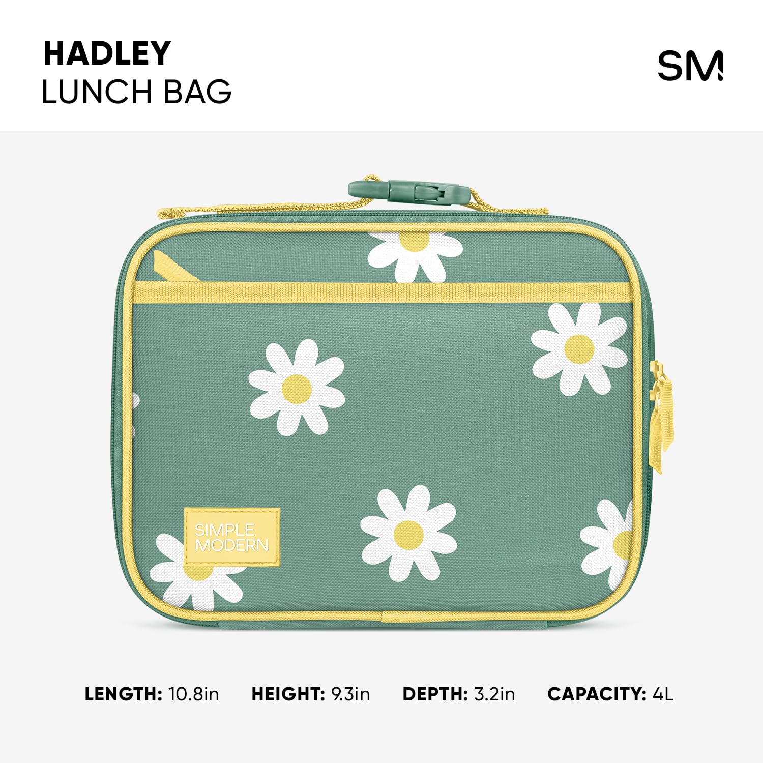 Simple Modern Hadley zipper and handle detail showing sturdy construction and easy grab