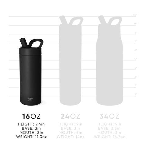 Simple Modern cutaway illustrating double-wall vacuum insulation for long cold retention