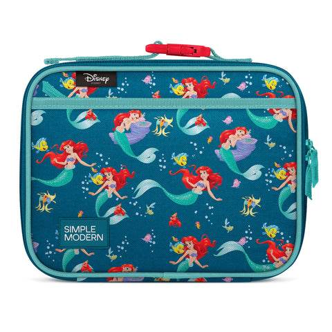 Simple Modern front view showing Little Mermaid print and kid-friendly design benefit