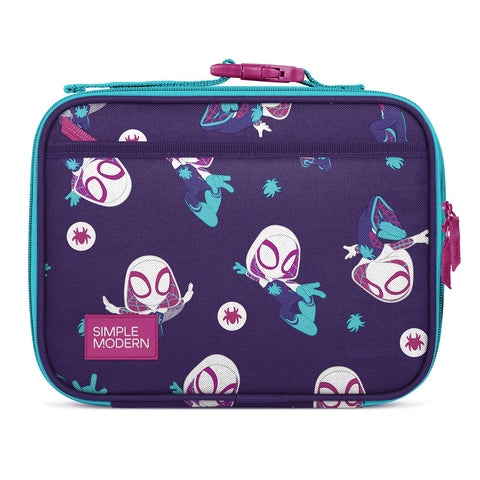 Simple Modern Marvel Spidey front view showing bold design and easy grab handle benefit