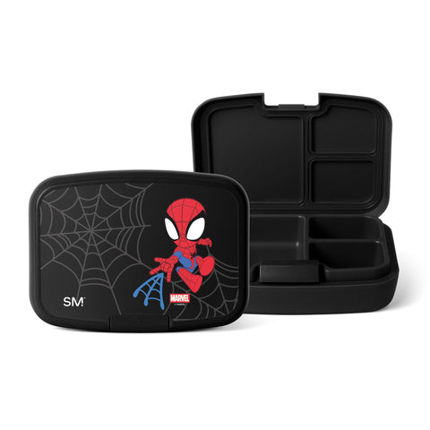 Simple Modern Spidey front view showing vibrant print and secure closure for kid appeal