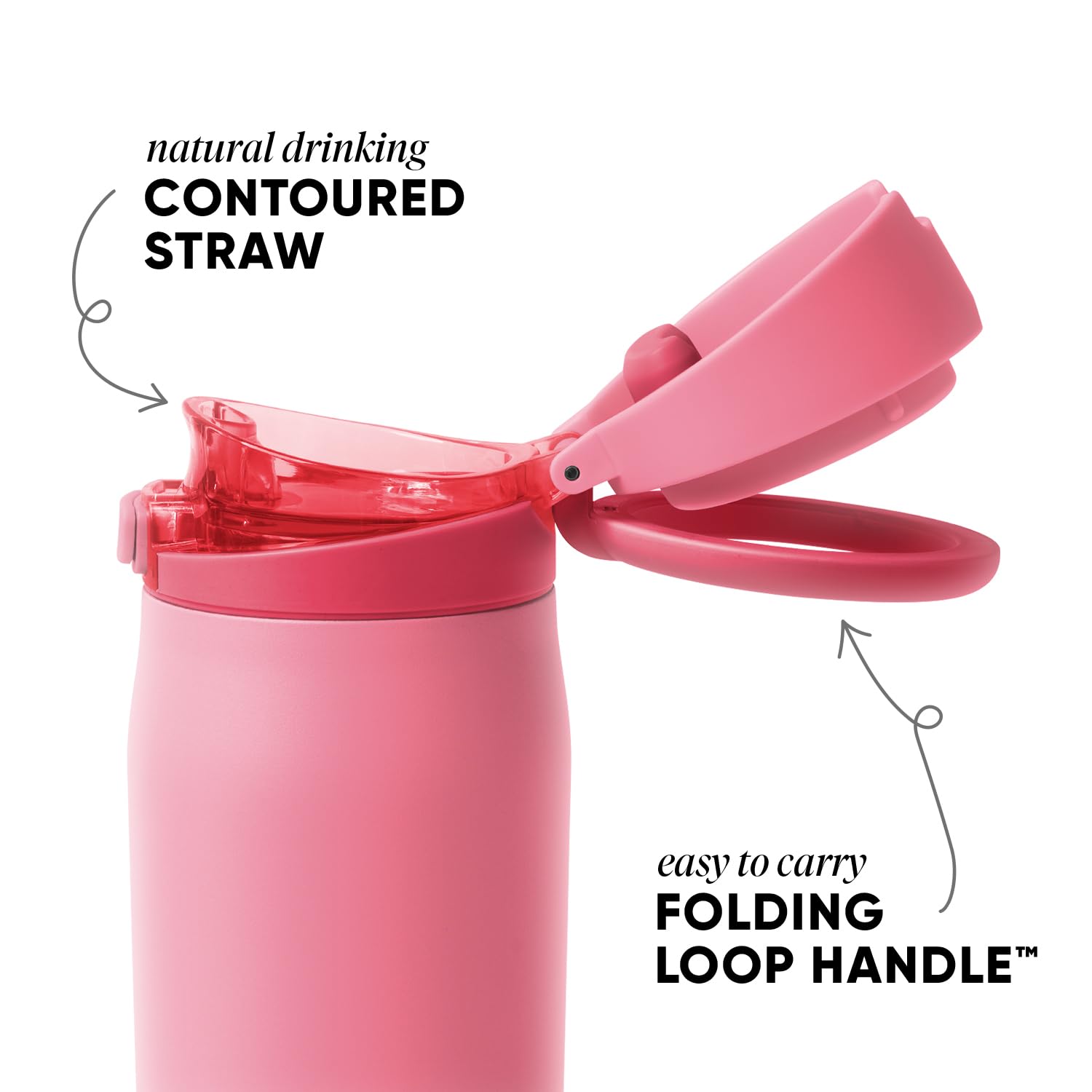 Simple Modern covered straw close-up protecting mouthpiece for hygiene