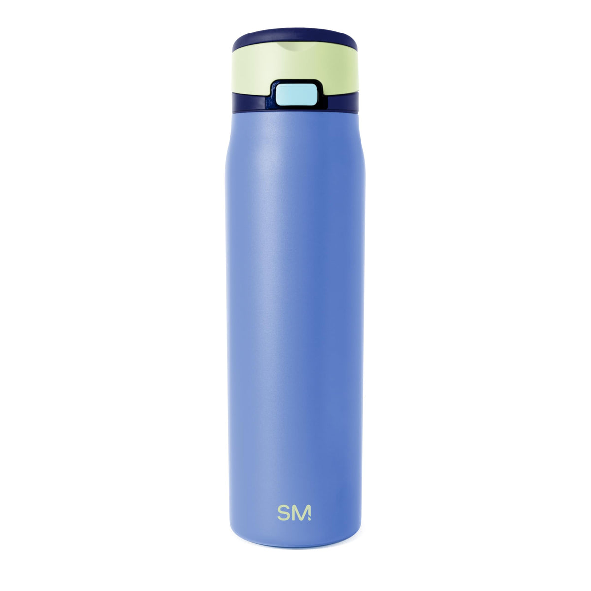 Simple Modern Mesa Loop front view showing sleek blue finish and full capacity