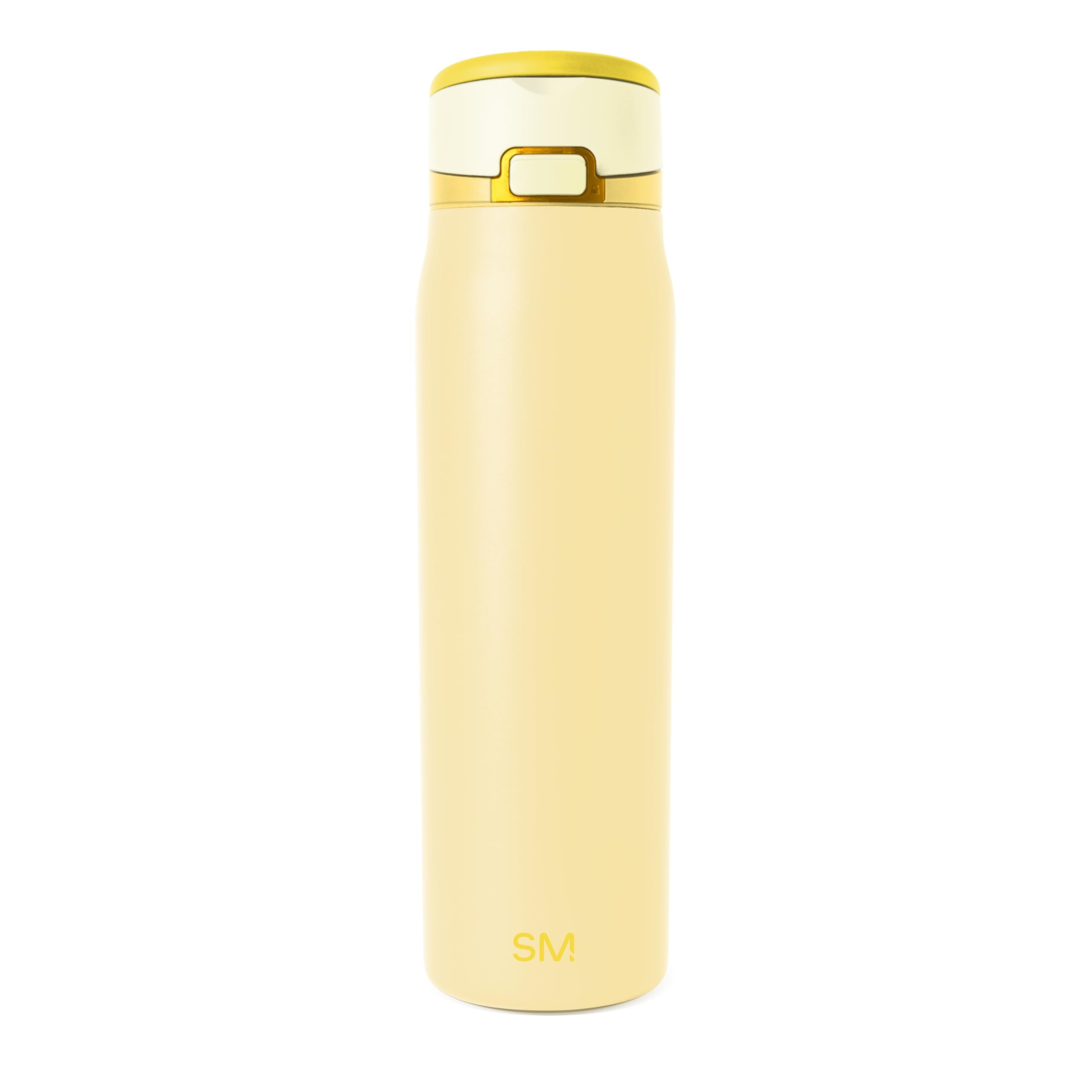 Simple Modern Mesa Loop front view showing yellow finish and ergonomic shape for everyday use