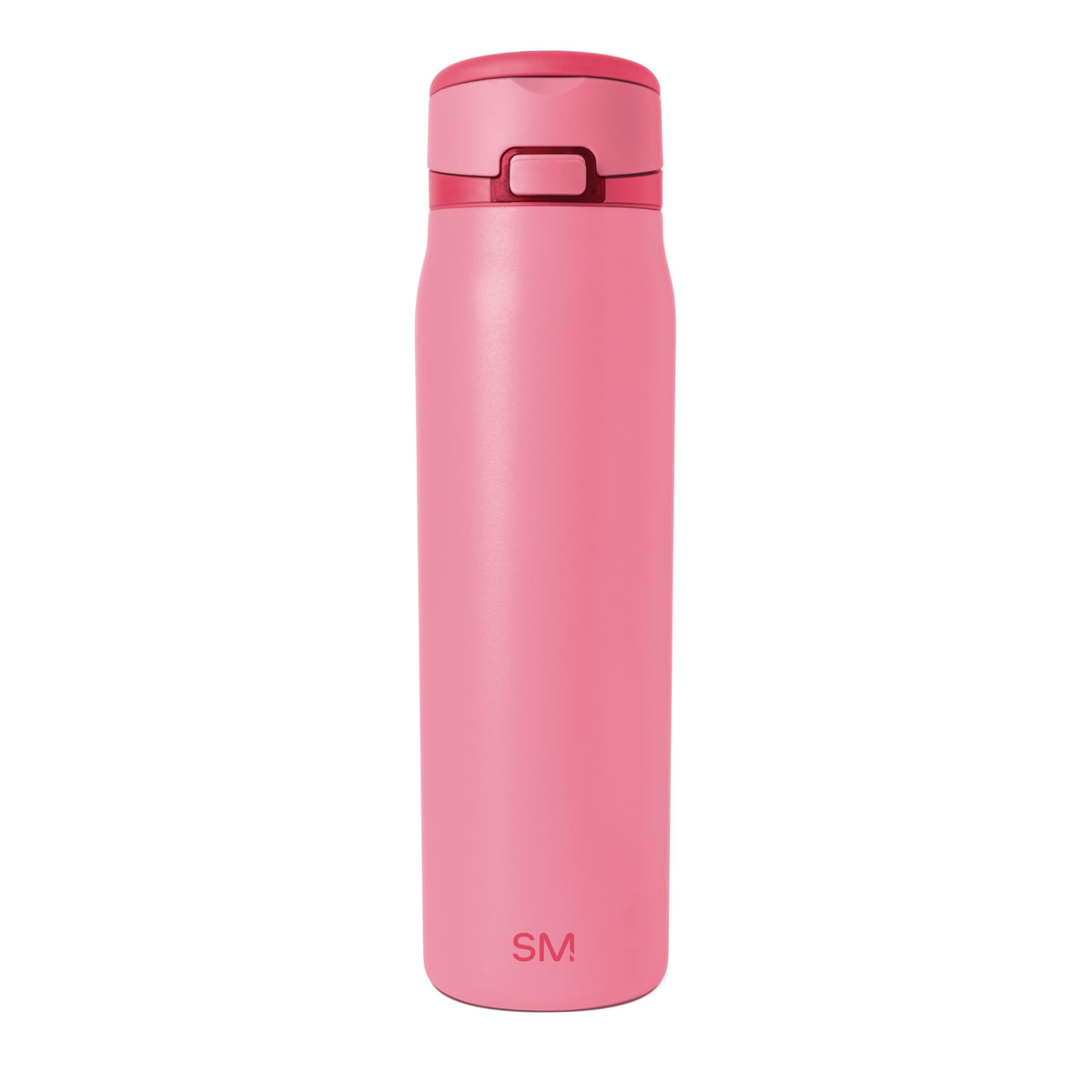 Simple Modern Mesa Loop front view showing pink finish and handle benefit grip