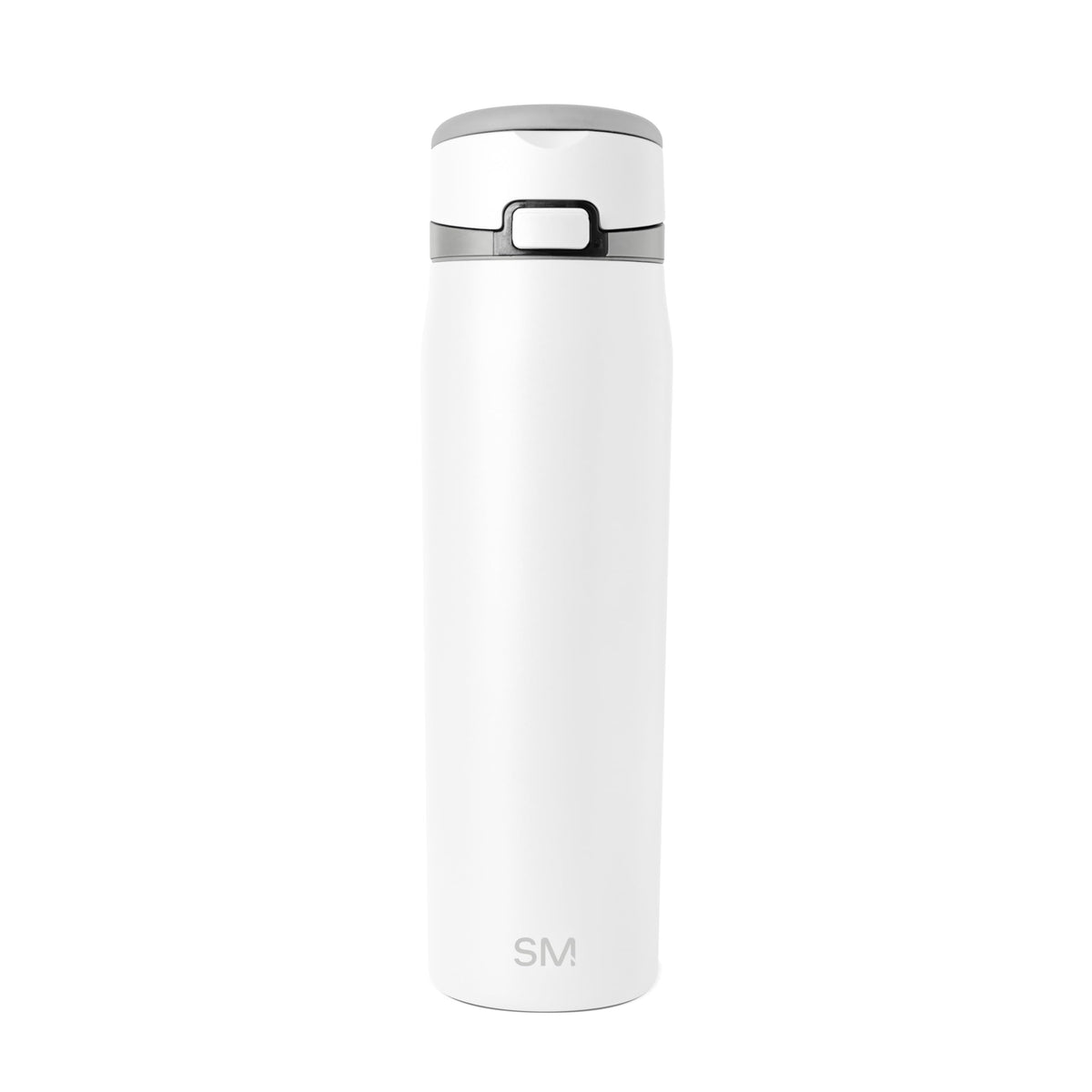 Simple Modern Mesa Loop front view showing white finish and insulated design benefit