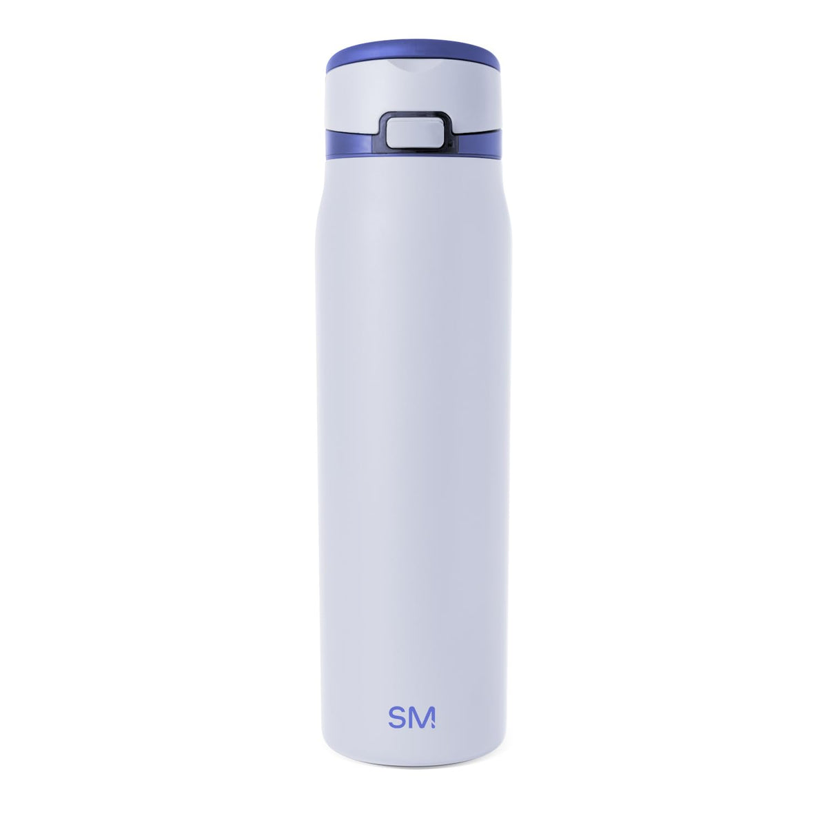 Simple Modern Mesa Loop front view showing sleek blue finish and insulated benefit