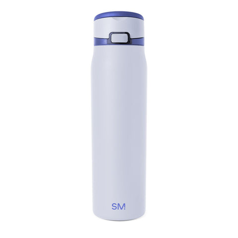 Simple Modern Mesa Loop front view showing sleek blue finish and insulated benefit
