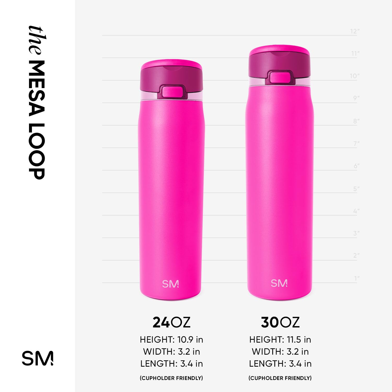 Simple Modern bottle inside gym bag demonstrating cupholder-friendly size
