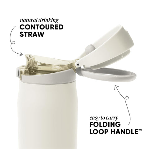 Simple Modern Mesa Loop closed lid detail illustrating locked, leak-resistant cover