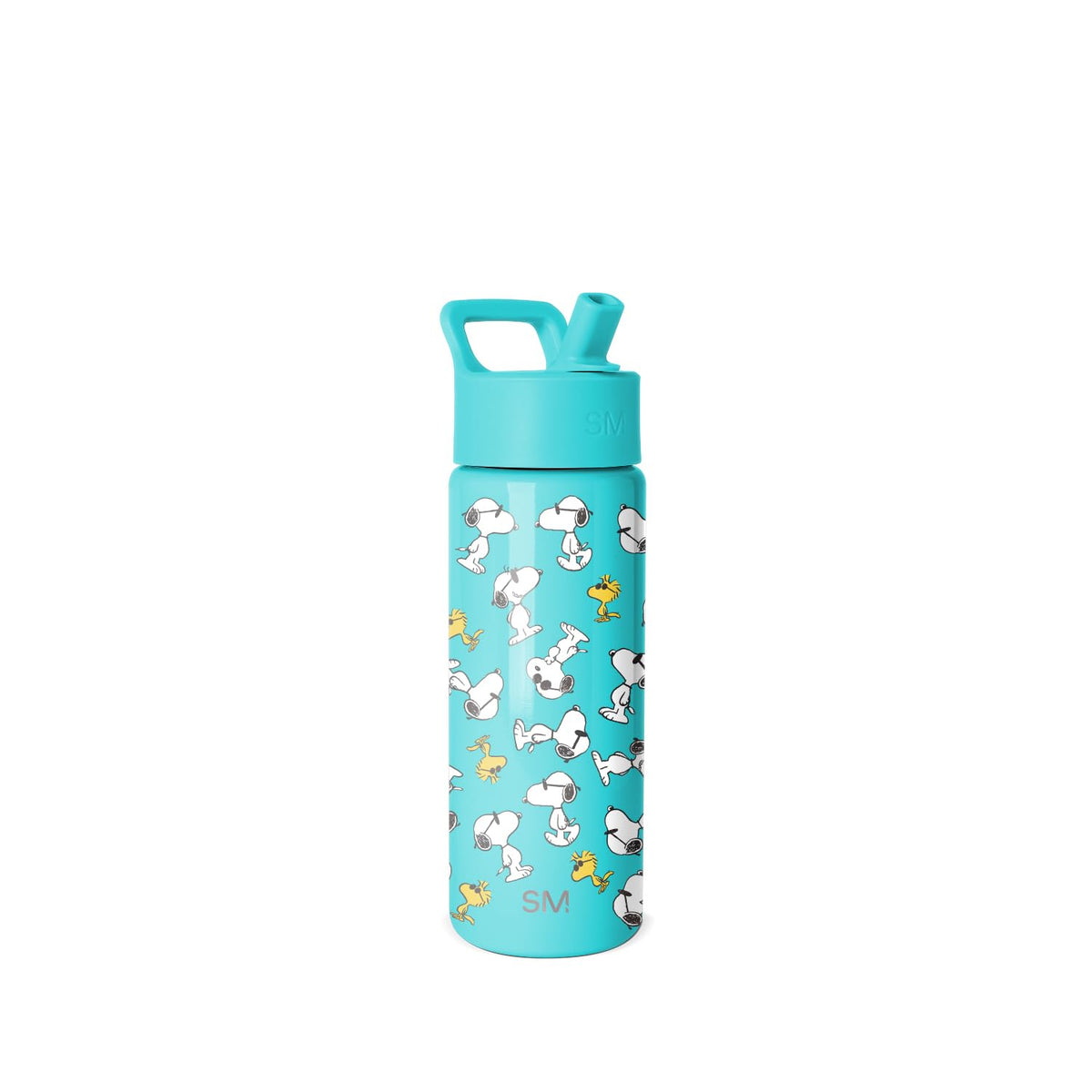 Simple Modern Peanuts front view bottle showing playful design and durable finish
