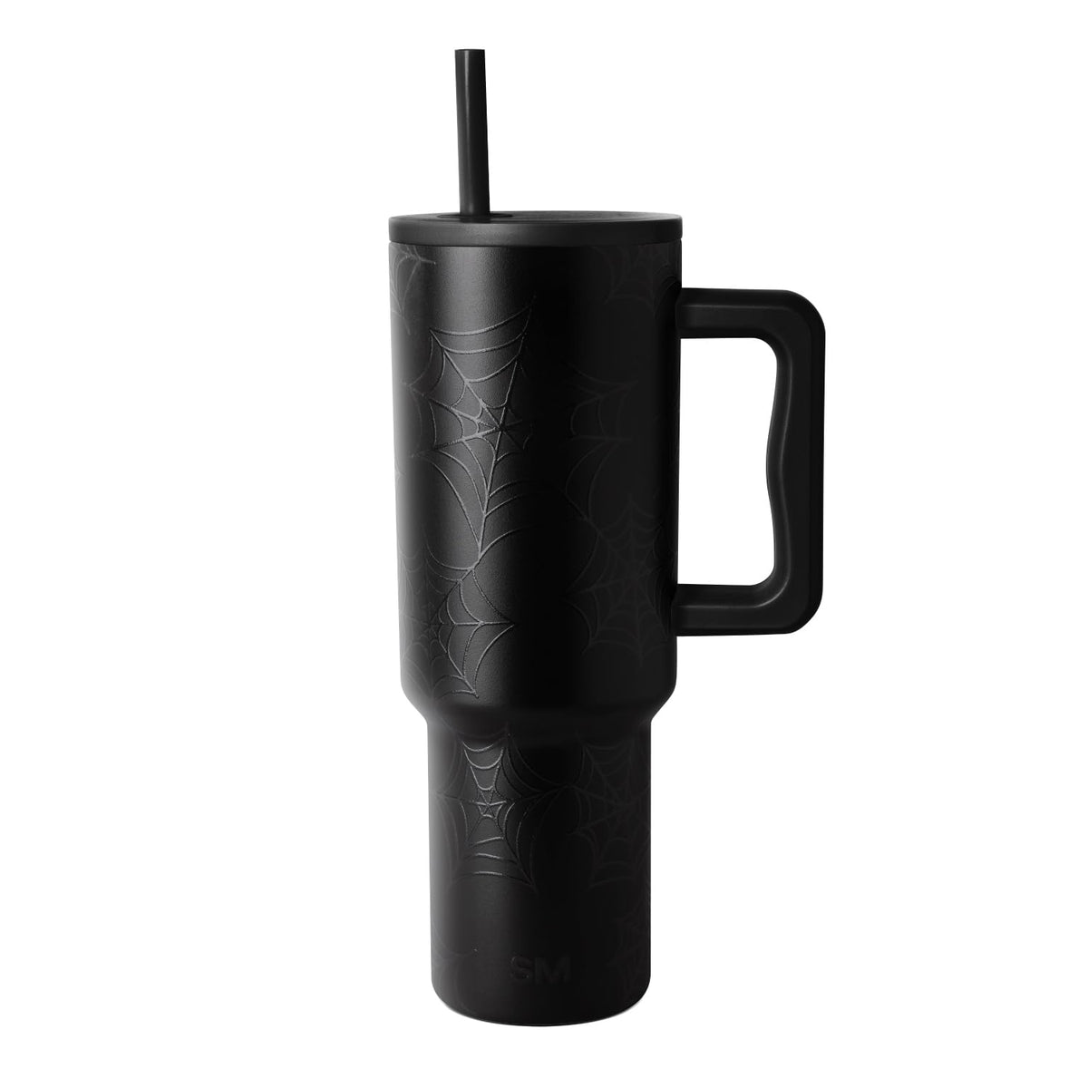 Simple Modern front view showing spiderweb design and 40oz capacity for seasonal style