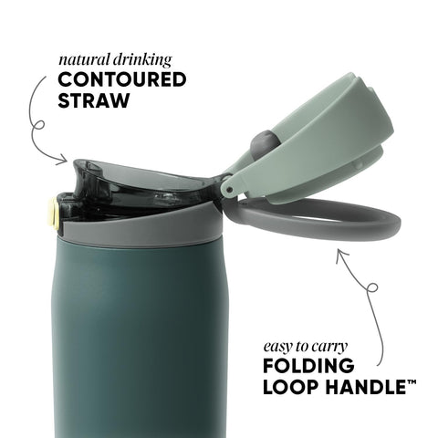 Simple Modern close-up of covered straw showing hygienic protection and easy sipping