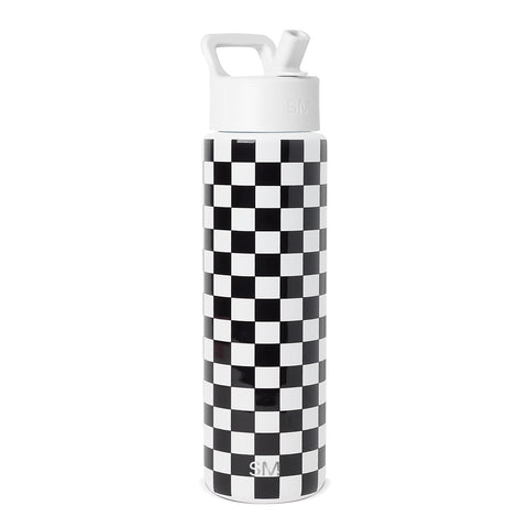 Simple Modern Summit 30oz checkered front view showing capacity and style