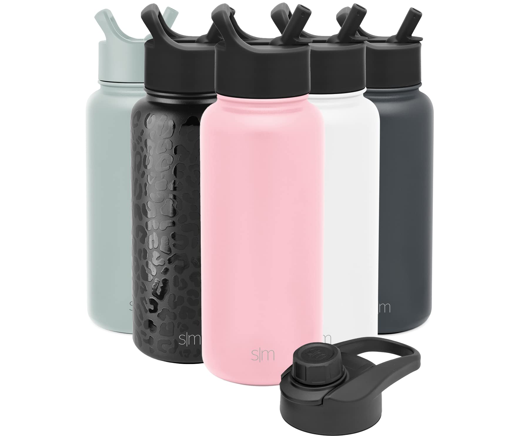 Simple Modern Summit next to a smartphone to show 32oz scale and convenient portability benefit