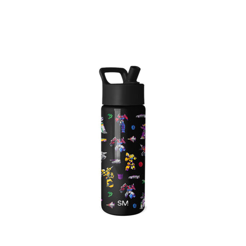 Simple Modern front view of 18oz bottle showing exterior design and portability benefit