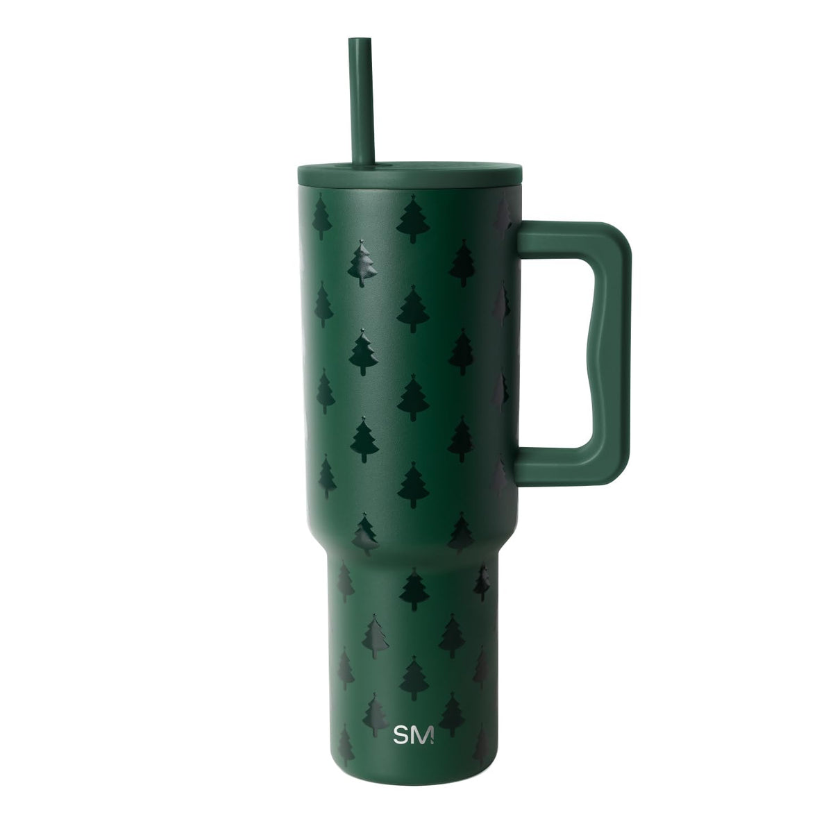 Simple Modern Trek front view with trees pattern showing seasonal style and travel-ready function