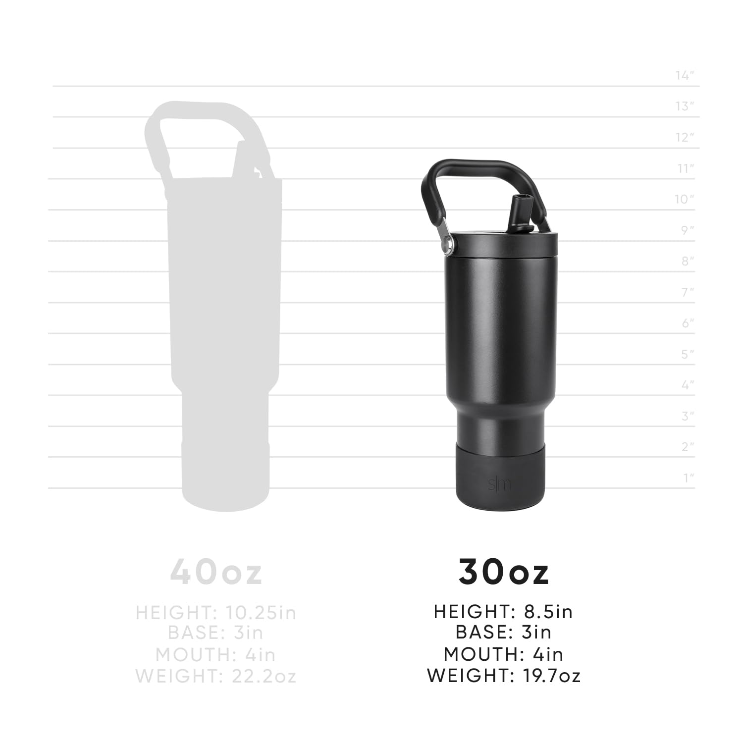 Simple Modern Trek Pivot in outdoor setting demonstrating durable, on-the-go hydration