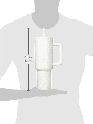 Simple Modern straw lid detail showing spill-reducing design and dishwasher-safe parts