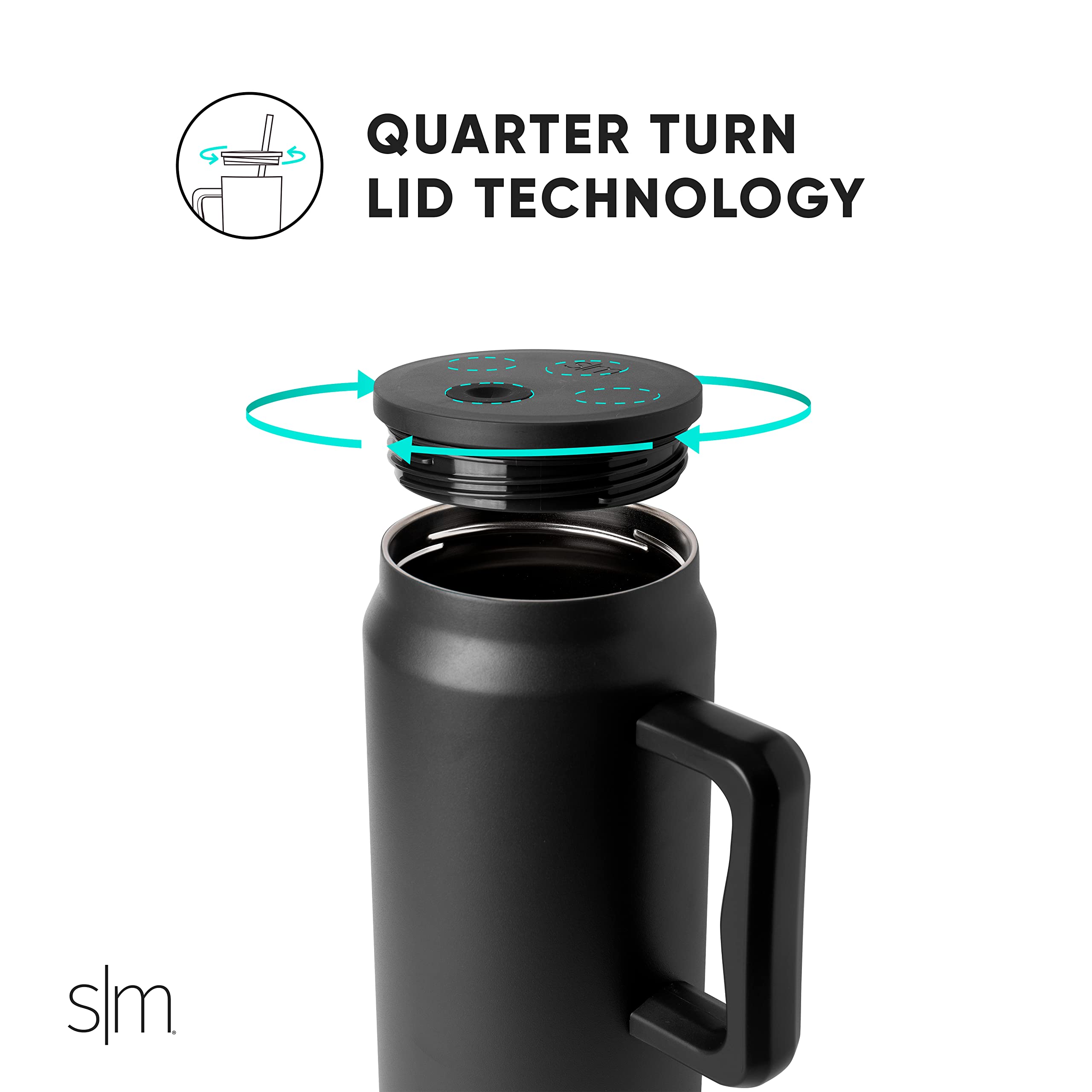 Simple Modern Trek two reusable straws included for convenient backup
