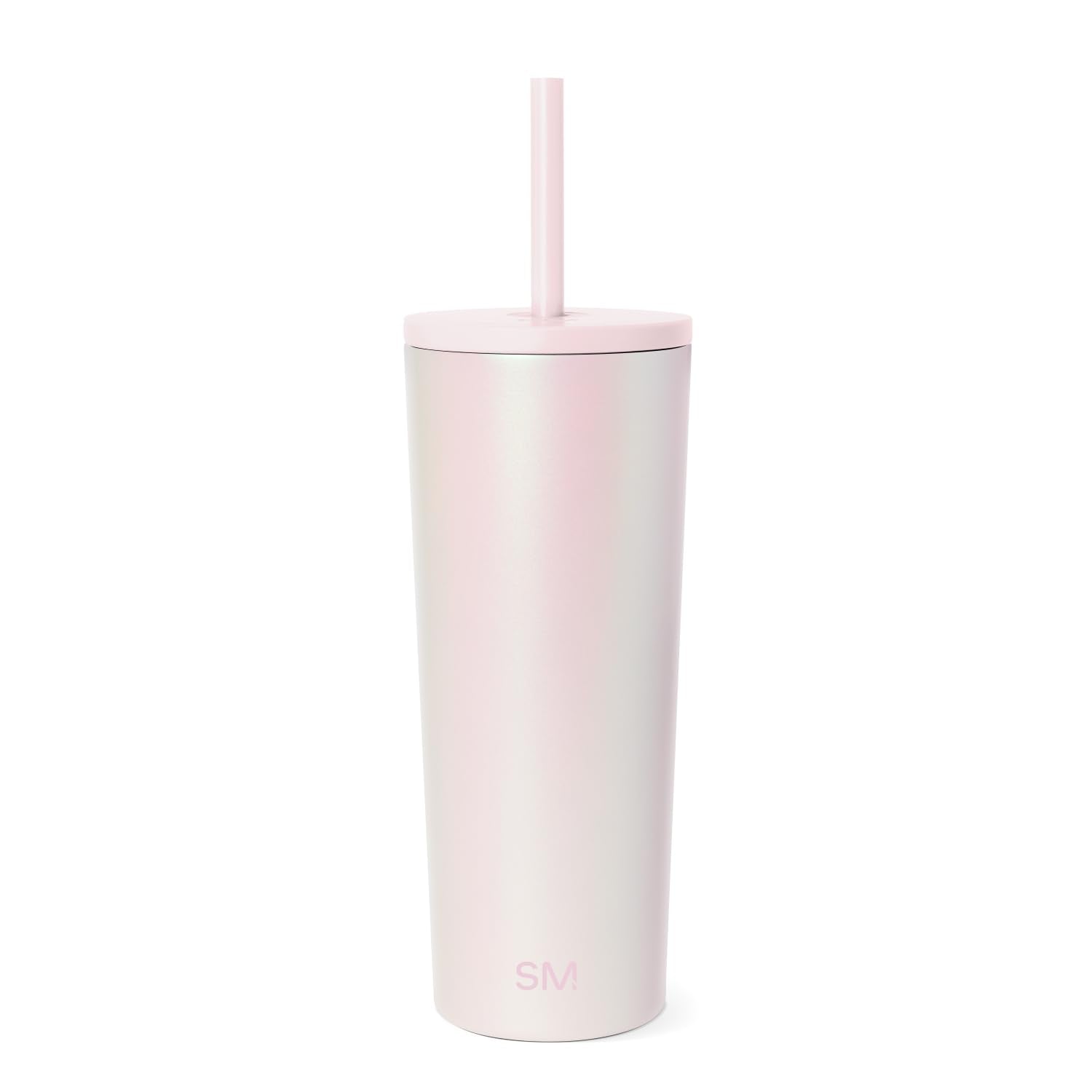 Simple Modern front view showing pearlescent finish and sleek silhouette for stylish sipping