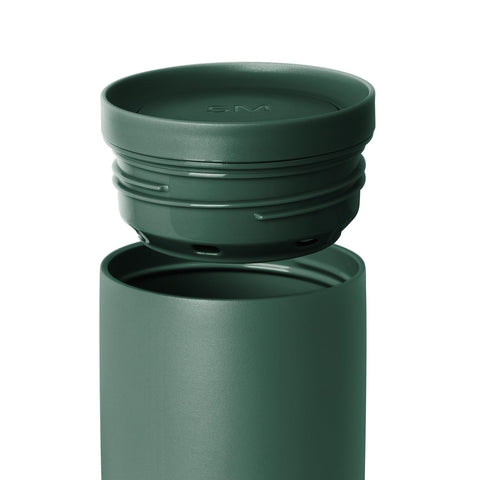 Simple Modern ceramic-lined interior close-up preserving true coffee flavor and resisting metallic taste