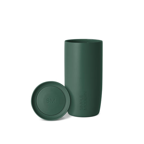 Simple Modern Signature Voyager front view showing green finish and compact shape for daily use
